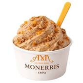 Helado de café con naranja y nueces