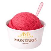 Helado de frambuesa